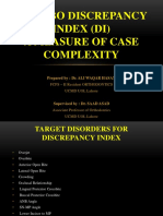 The Abo Discrepancy Index (Di) A Measure of Case Complexity: Prepared By: Dr. ALI WAQAR HASAN