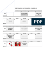 Cronograma de Julio - 5 Min