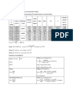 Friction Along Pipes