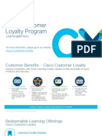 Cisco Customer Loyalty Program
