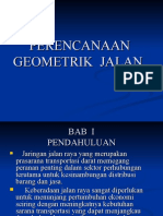 Perencanaan Geometrik Jalan Lanjut