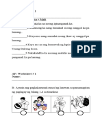 AP.q1 Worksheet Observeddocx