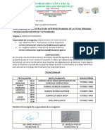 Convocatoria de Trabajo Análisis de Ficha Del Ministerio