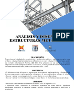 Brochure Analisis y Diseño en Estructuras Metalicas PDF