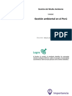 U1 - S1 - Gestión Ambiental en El Perú