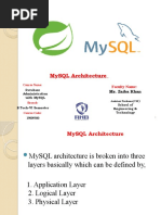 MySQL Architecture-Unit-2