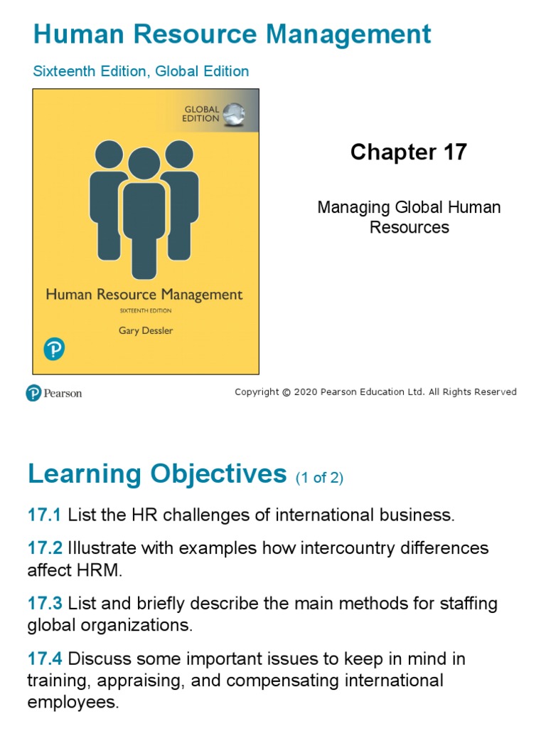 Dessler hrm16 PPT 17 1 | PDF | Human Resource Management | Human Resources