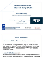 Human Development Index: Challanges and A Way Forward: Milorad Kovacevic