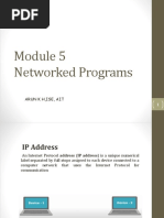 Module 5-Networked Programs