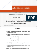 3 Matriks, Relasi, Dan Fungsi