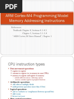 ARM prog model 2 addressing