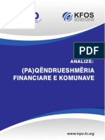 PaQendrueshmeria Financiare e Komunave 2015