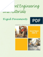 Pavement Engineering and Materials: Rigid Pavements