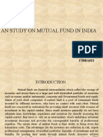 An Study On Mutual Fund in India: BY S.Kathiresan 17BBA021