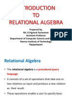 TO Relational Algebra