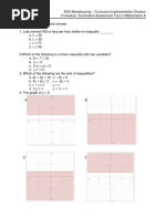 Linear Inequalities