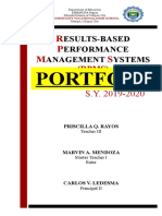 R P M S: Esults-Based Erformance Anagement Ystems