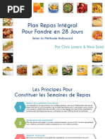 Plan Repas Intégral Pour Fondre en 28 Jours - Semaine 3