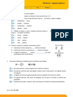 Miniteste - Ligação Química