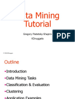 Data Mining Tutorial: Gregory Piatetsky-Shapiro Kdnuggets