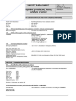 EN - SDS - Naphtha (Petroleum), Heavy Catalytic Cracked - SDS SGS GHS (Reach ANNEXII) - 201524 - MERCURIA-22 - NR (CM) - 0