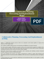 7.3 Understanding (CPFR) Collaborative Planning, Forecasting and Replenishment Model