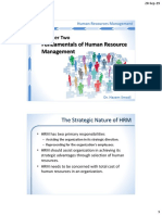 Fundamentals of Human Resource Management: Chapter Two