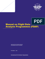 Doc.10000-EN Manual On Flight Data Analysis Programmes (FDAP) PDF