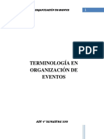 Terminología de Eventos