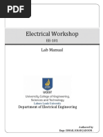 Lab Manual Electrical Workshop4 I