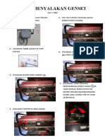 Cara Menyalakan Genset