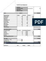 Profit & Loss Statement