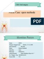 Focus Case: Open Methode: CRS Oral Surgery