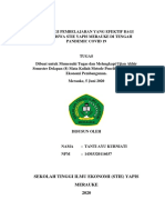 Strategi Pembelajaran Yang Efektif Bagi Mahasiswa Stie Yapis Merauke Di Tengah Pandemic Covid 19