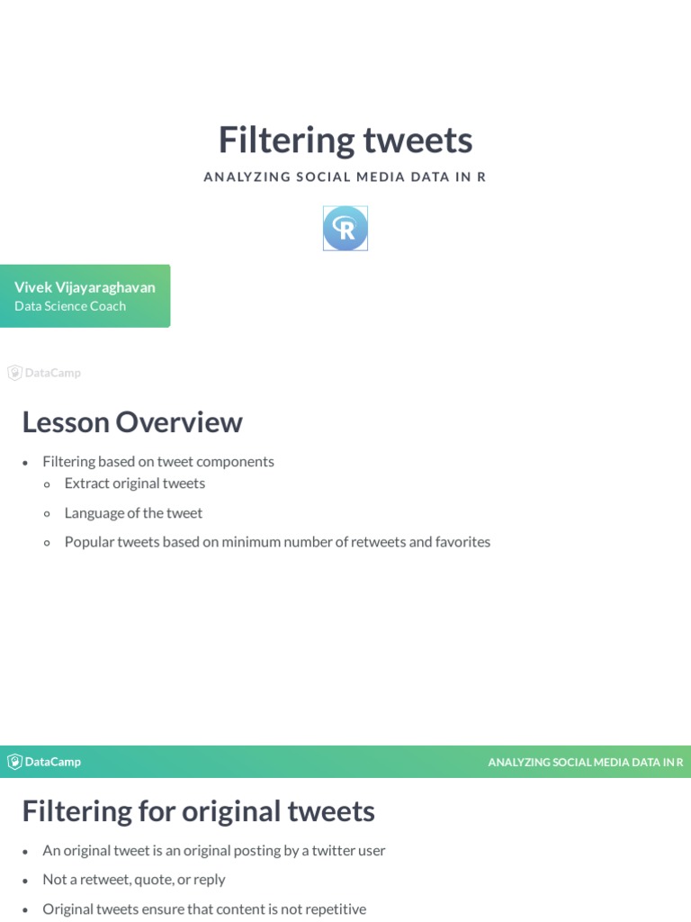 Social Media Data Analysis in R | PDF | Hashtag | Social Media