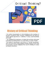 What Is Critical Thinking