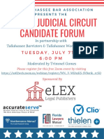 July 7th Second Judicial Circuit Candidate Forum