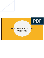 Effective Proposal Writing Jan12 TH 2018 PDF