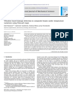 Vibration Based Damage Detection in Composite Beams Under Temperature Variations Using Poincaré Maps