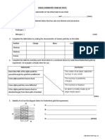 Disas Chemistry Year 09 Test1