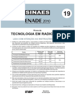 SINAES - Prova de Tecnologia em Radiologia