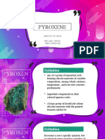 Pyroxene: (GEO101-1P / B15) San Juan, Jessica Sario, Kachel Joy