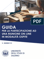 Guida Per La Partecipazione Come Ospite Tramite Link