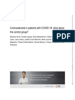 Corticosteroids in Patients With COVID-19 What About The Control Group
