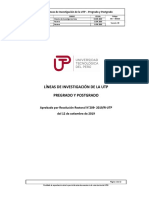 Lineas de Investigacion Utp Pregrado y Postgrado GCB 070420 PDF