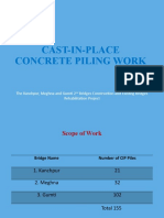 Cast-In-Place Concrete Piling Work