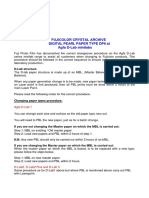 Calibration Of:: Fujicolor Crystal Archive Digital Pearl Paper Type Dpii at Agfa D-Lab Minilabs