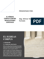 Hábeas Corpus Contra Resoluciónes Judiciales