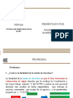 ANALISIS SOBRE TUTELA DE DERECHOS