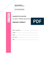 English Literacy: Diagnostic Evaluation